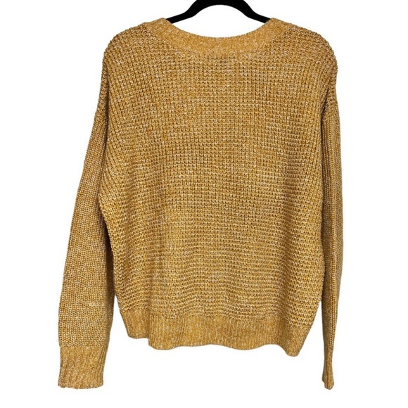 Sanctuary Sorry Not Sorry Ivory Chunky Knit Sweater Drop Shoulder Size Medium - Picture 2 of 4